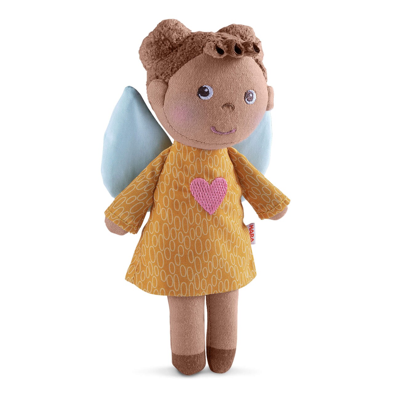 HABA Guardian Angel Mini Doll Nora - Soft Plush Baby Doll Toy for Toddlers 1-3, Ideal Gift for 2 Year Old Girls & Up